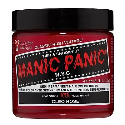 Manic Panic NYC Cleo Rose Semi Permanent Hair Color Cream 118ml • £10.39