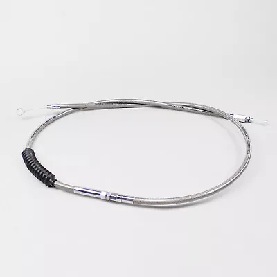 71  Stainless Steel Braided Clutch Cable For Harley Road King Street Glide FLHT • $59.95