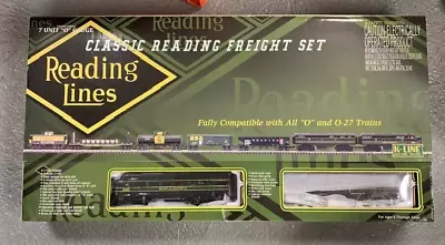 K-Line Reading Freight Train Set K1720 O Gauge Diesel Locomotive Boscov's 1997 • $250