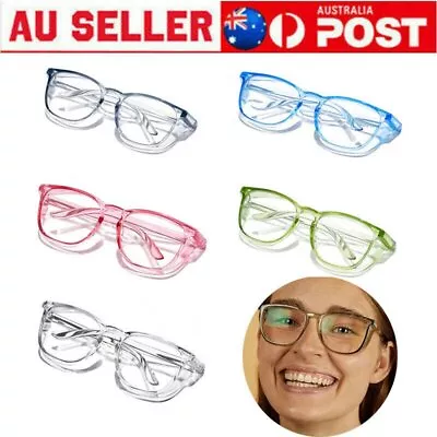 Safety Goggle Glasses Clear UV Protection Anti-Scratch Anti Fog Safety Glasse RO • $9.62