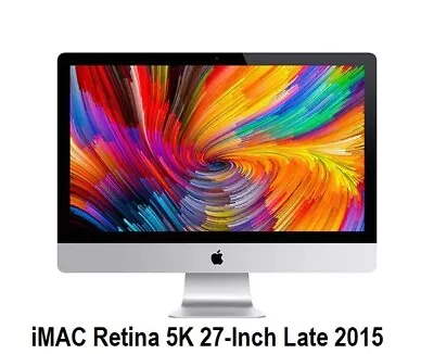 APPLE IMAC RETINA 5K 27  2015 CORE I5 16GB 1TB FUSION RADEON R9 2GB OS MONTEREY • $599