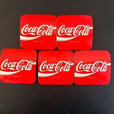 Coca Cola Cork Coasters Vintage Set Of 5 • $3