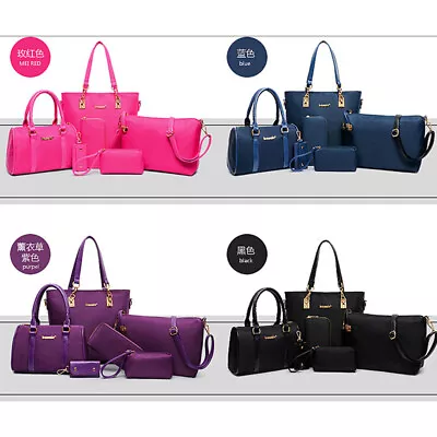 Women's Shoulder Bag Tote Messenger Casual Cross Body Handbag Satchel Set FB • $52.10