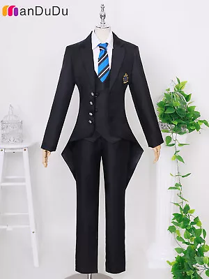 Black Butler Ciel Phantomhive Cosplay Costume Role Play Comic Con Suit Uniform • $16.79