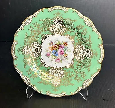 Antique Mintons England Hand Painted Floral Cabinet Plate • £118.77