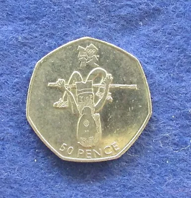 Collectable 50 Pence Coin Olympic Athletics • £2