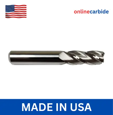 3/4  4 Flute Carbide End Mill - .060 Corner Radius • $78.95