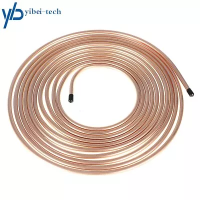 5/16  Copper Nickel 25 Feet Roll Coil Brake Fuel And Trans Line/Tubing • $20.15