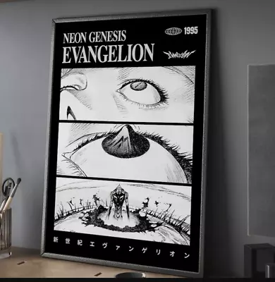 End Of Evangelion Poster Anime Vintage 90S Poster • $11.98