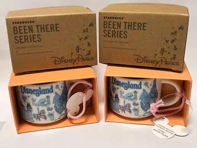 Disneyland Set Of 2 Starbucks Mini Mug Cup DEMI 2oz ORNAMENT Been There NEW • $75