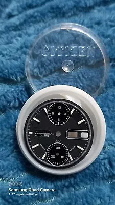 Original BLACK DIAL Citizen 8110a Spider Flyback Chronograph CITIZEN 67-9119 NOS • $186.82