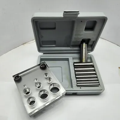 New 9 Pc Piece Hole Sheet Metal Steel Cutter Punch And Die Punching Tool Puncher • $55.99