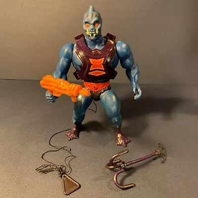 MOTU Webstor Masters Of The Universe Vintage Figure Gun He-Man Complete • $39.50