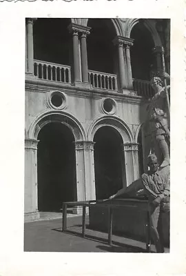 Vintage Photograph Soldier In Venice Italy 1946 • $3.99