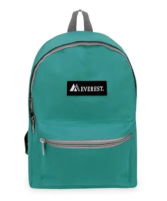 Everest Unisex Basic 15  Backpack DARK TEAL • $15.99