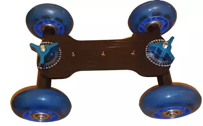 Desktop DSLR Camera Video Wheels Rail Rolling Track Slider Dolly Car Skate Glide • £15