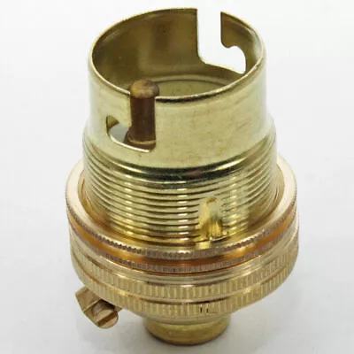 £5.99 • Buy Lamp Holders Brass / Chrome Switched Or Unswitched