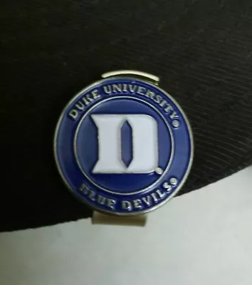 Duke University Blue Devils 1  NCAA Golf Ball Marker 2 Sided & Hat Clip • $16.29