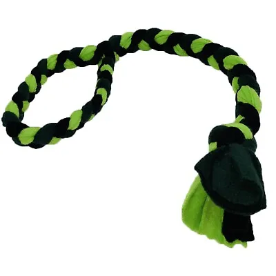 Paws Made Fleece Tug Dog Toy With Handle Training Tool Tugger UK HANDMADE • £8.99