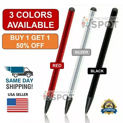 2 In 1 Touch Screen Pen Stylus Universal For IPhone IPad Samsung Tablet Phone PC • $2.89