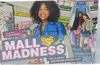 Hasbro Mall Madness Board Game New Sealed • $25