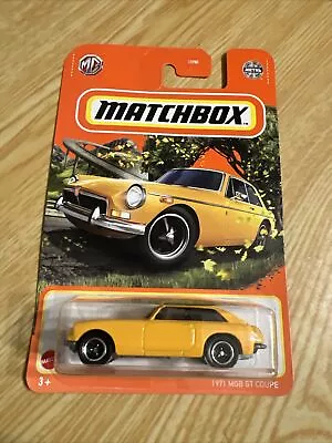 Matchbox 1971 MGB GT Coupe 73/100 Yellow • $7.99