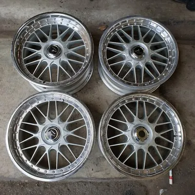 JDM 17   Mahdi Mesh Rims Wheels For Is200 Rx7 300zx Fd3s Fc3s Z31 R32 180sx 240 • $1199