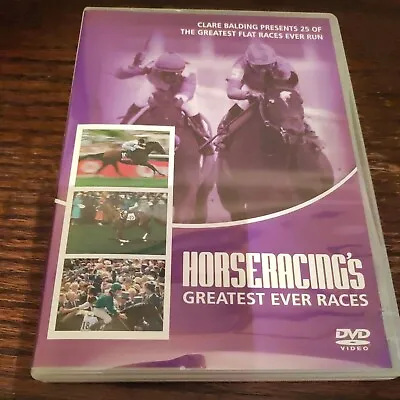 Horseracing’s Greatest Ever Races DVD - 25 Greatest Flat Races Vgc • £1.49