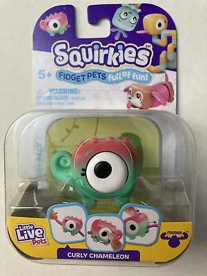 Little Live Pets Squirkies Curly Chameleon Figure New • $9.99