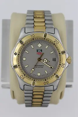 Tag Heuer 665.006 BB0304 Mens Watch Gold Silver 2000 Automatic Gray 2-Tone Diver • $585