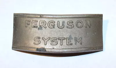 Vintage Ford FERGUSON SYSTEM Tractor Grill/Hood Emblem Nose Badge 9N8215 #2 • $18