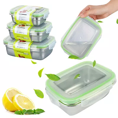 $17.59 • Buy Stainless Steel Thermal Insulated Food Preservation Lunch Box Storage Container