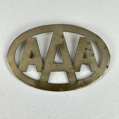 AAA License Plate Topper Emblem Badge Vintage • $59.99