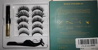 Magic Eyeliner & Eyelash Kit Magic Eyeliner Tweezers • $8.79