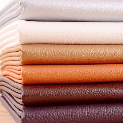 72 X 54 In Synthetic Leather Fabric Marine Vinyl Upholstery DIY Sewing Material • $20.99