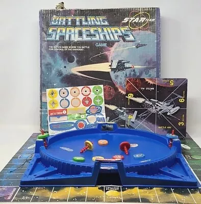  Vintage Ideal Toys  Battling Tops Spaceships Edition Starteam Incomplete  • $34.99