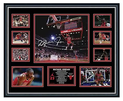 $119.99 • Buy Michael Jordan Chicago Bulls Signed Photo Limited Edition Framed Memorabilia