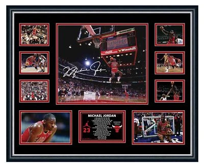 $119.99 • Buy Michael Jordan Chicago Bulls Signed Photo Limited Edition Framed Memorabilia