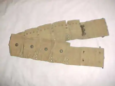 ORIG'L & VG M1907 Mills Mtd. Cartridge Belt Modified For Infantry Use SALE PRICE • $79.99