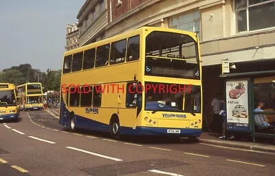 35mm Original Bus Slide Yellow Buses Bournemouth HF04 JWK • £4.99