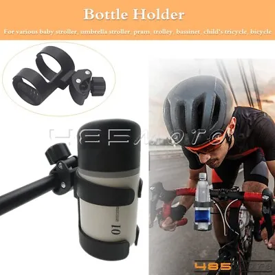 Motorcycle Cycling ATV Bike Cup Holder Mount Handlebar Drink Water Bottle Cage • $8.90