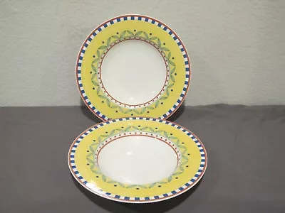 (2) Villeroy & Boch Twist Bea Large Rim Soup Bowls • $34.99