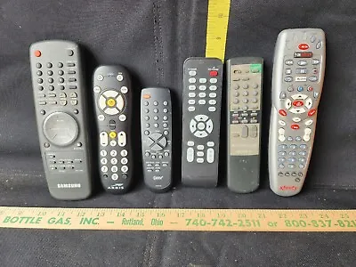 Vintage Lot Of 6 Remote Controls TV VCR DvD Cable Box Satellite Sony Samsung  • $65