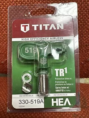 Titan Reversible Airless Spray Tip Green 1000 Psi 330-515a Brand New • $22