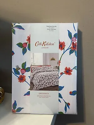 Cath Kidston King Size Duvet Cover Pillowcases Set  100 % Cotton • £38