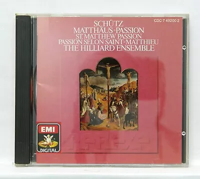 PAUL HILLIER - SCHUTZ St.matthew Passion EMI CD No IFPI NM • $12.74