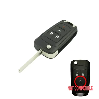 Remote Key Fob Shell Case For Chevrolet Sonic 2012 2013 2014 2015 2016 2017 • $7.40