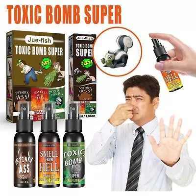 Liquid Fart Spray Can Stink Bomb Ass-Smelly Stinky Gas Crap Gag Prank Novelty • $12.58