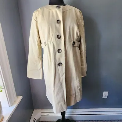 Babystyle Maternity Trench Jacket - Medium - Beige - Business Casual • $25