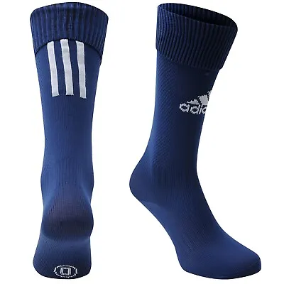 Adidas Football Santos 18 Knee Socks Navy/White Size 8.5-10 • £5